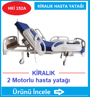  Kiralık 2 Motorlu Hasta Karyolası ABS Başlıklar Bağımsız korkuluklar