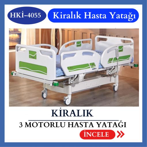 Üç Motorlu Hasta Karyolası Kiralık HKİ-4055