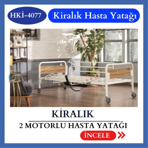 İki Motorlu Hasta Karyolası