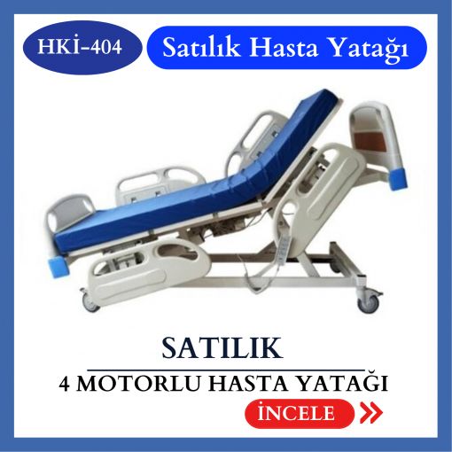 Satılık Dört Motorlu Hasta Karyolası HKİ-404