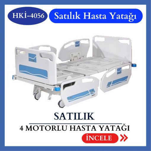 Satılık 4 Motorlu Hasta Karyolası HKİ-4056