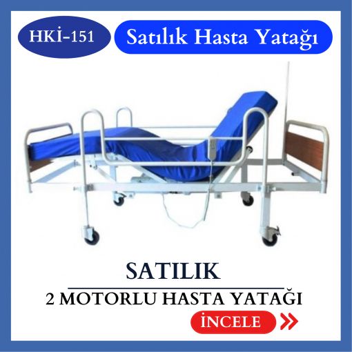 Satılık İki Motorlu Hasta Karyolası HKİ-151