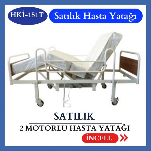Satılık İki Motorlu Hasta Karyolası HKİ-151T