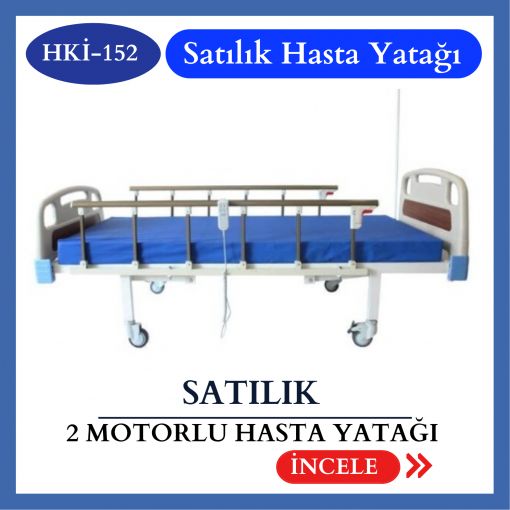 Satılık İki Motorlu Hasta Karyolası HKİ-152