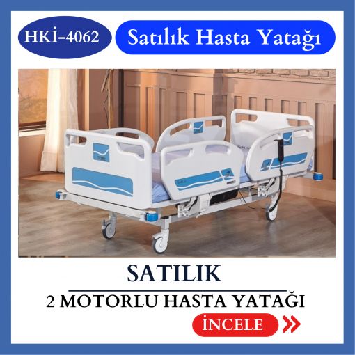 Satılık İki Motorlu Hasta Karyolası HKİ-4062