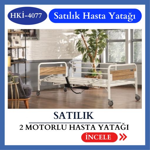 Satılık İki Motorlu Hasta Karyolası HKİ-4077