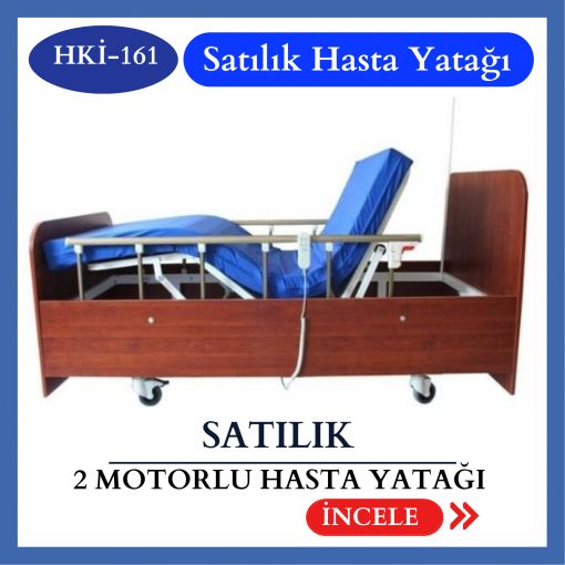 Satılık İki Motorlu Hasta Karyolası HKİ-161